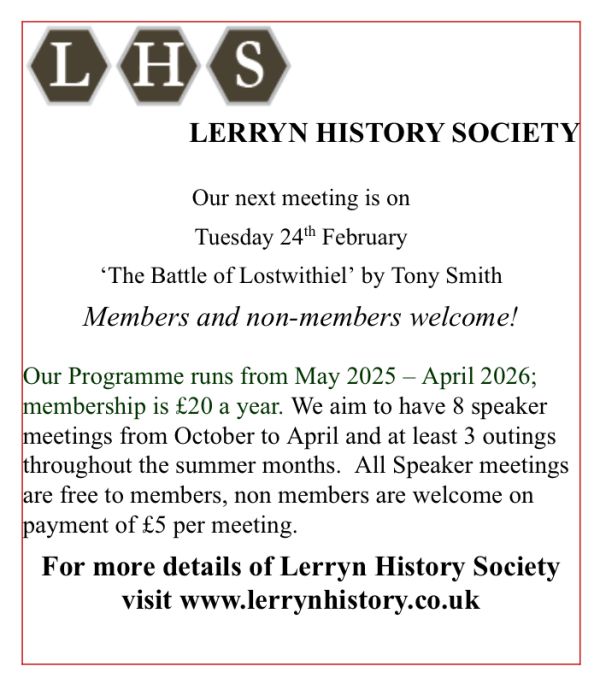 LERRYN HISTORY SOCIETY